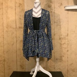 Black and Blue Paisley RyRy Wrap